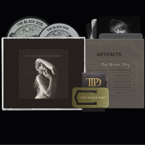 Taylor Swift Other - The Tortured Poets Department Collector’s Edition - Deluxe CD + “The Black Dog”